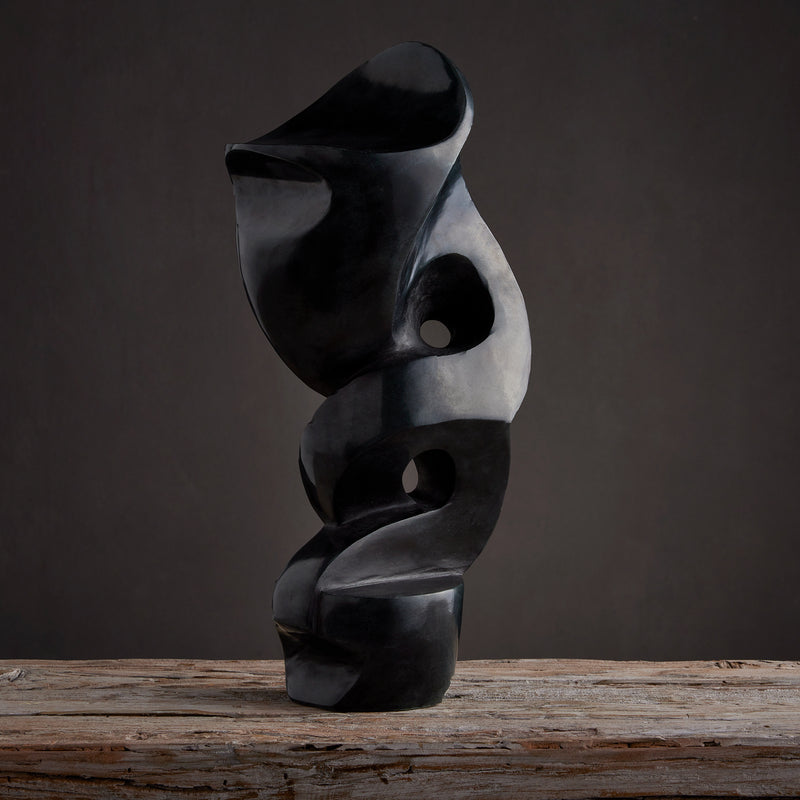 Currey and Company - 1200-0596 - Sculpture - Polished Gray