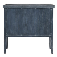 Currey and Company - 3000-0217 - Chest - Santos Collection - Vintage Navy