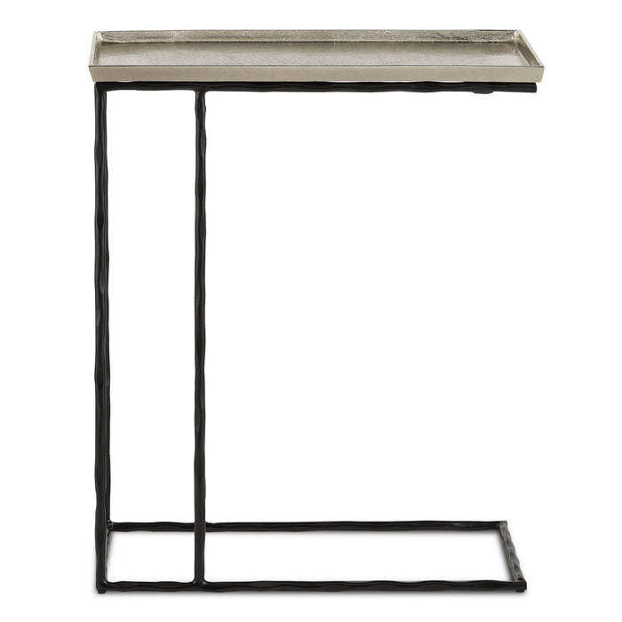 Currey and Company Table from the Boyles collection in Nickel/Black finish