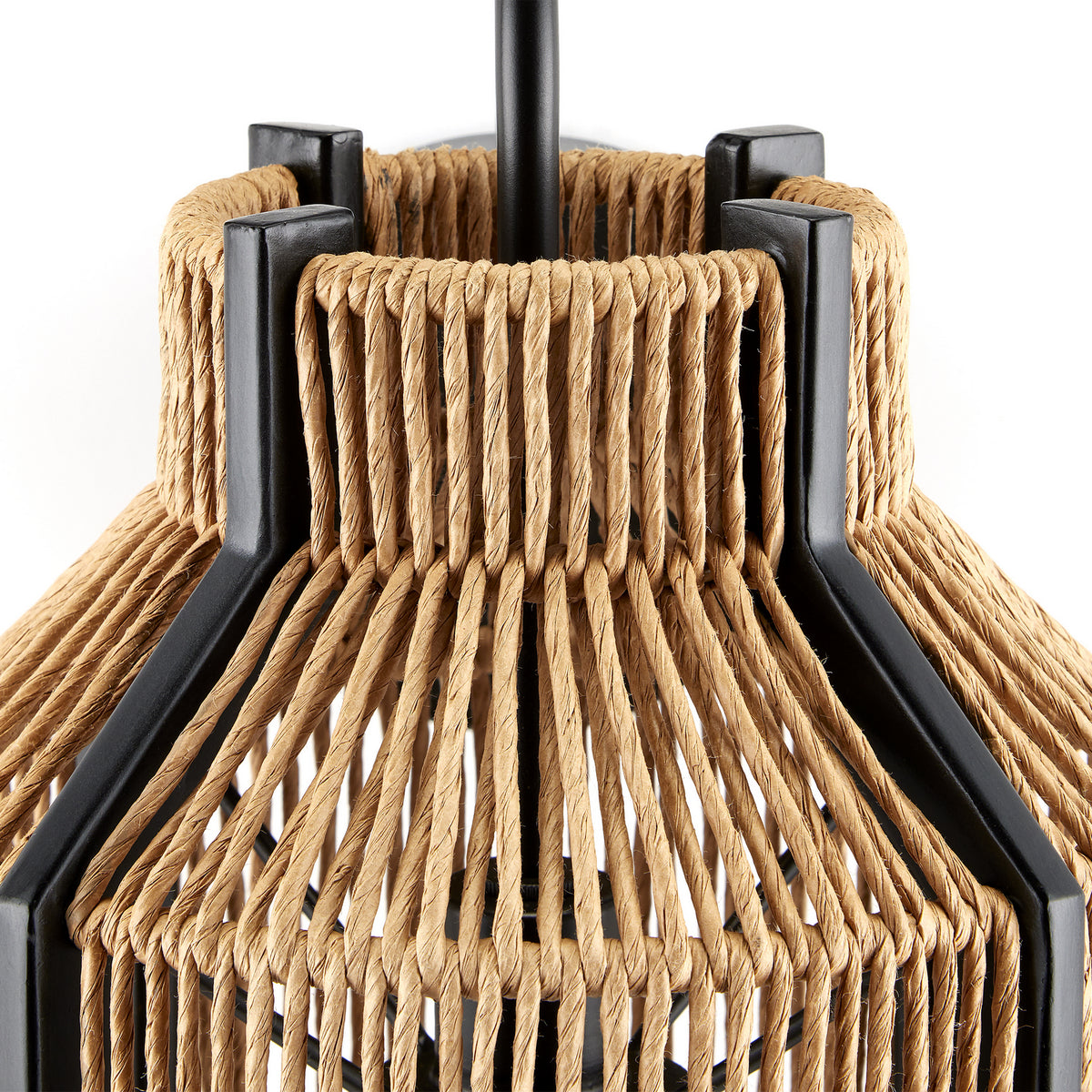 Currey and Company - 5000-0203 - One Light Wall Sconce - Mali Collection - Natural/Satin Black