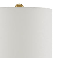 Currey and Company - 6000-0809 - One Light Table Lamp - Beige/Antique Brass