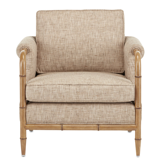 Currey and Company Chair from the Barry Goralnick collection in Weathered Walnut finish