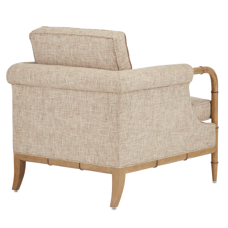 Currey and Company - 7000-0602 - Chair - Merle Collection - Weathered Walnut