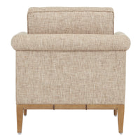 Currey and Company - 7000-0602 - Chair - Merle Collection - Weathered Walnut