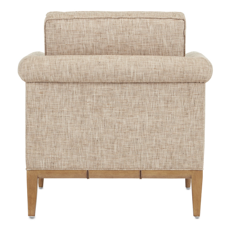 Currey and Company - 7000-0602 - Chair - Merle Collection - Weathered Walnut