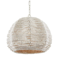 Currey and Company - 9000-0864 - One Light Pendant - White/Whitewash