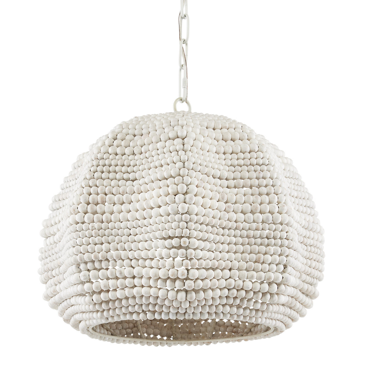 Currey and Company - 9000-0864 - One Light Pendant - White/Whitewash