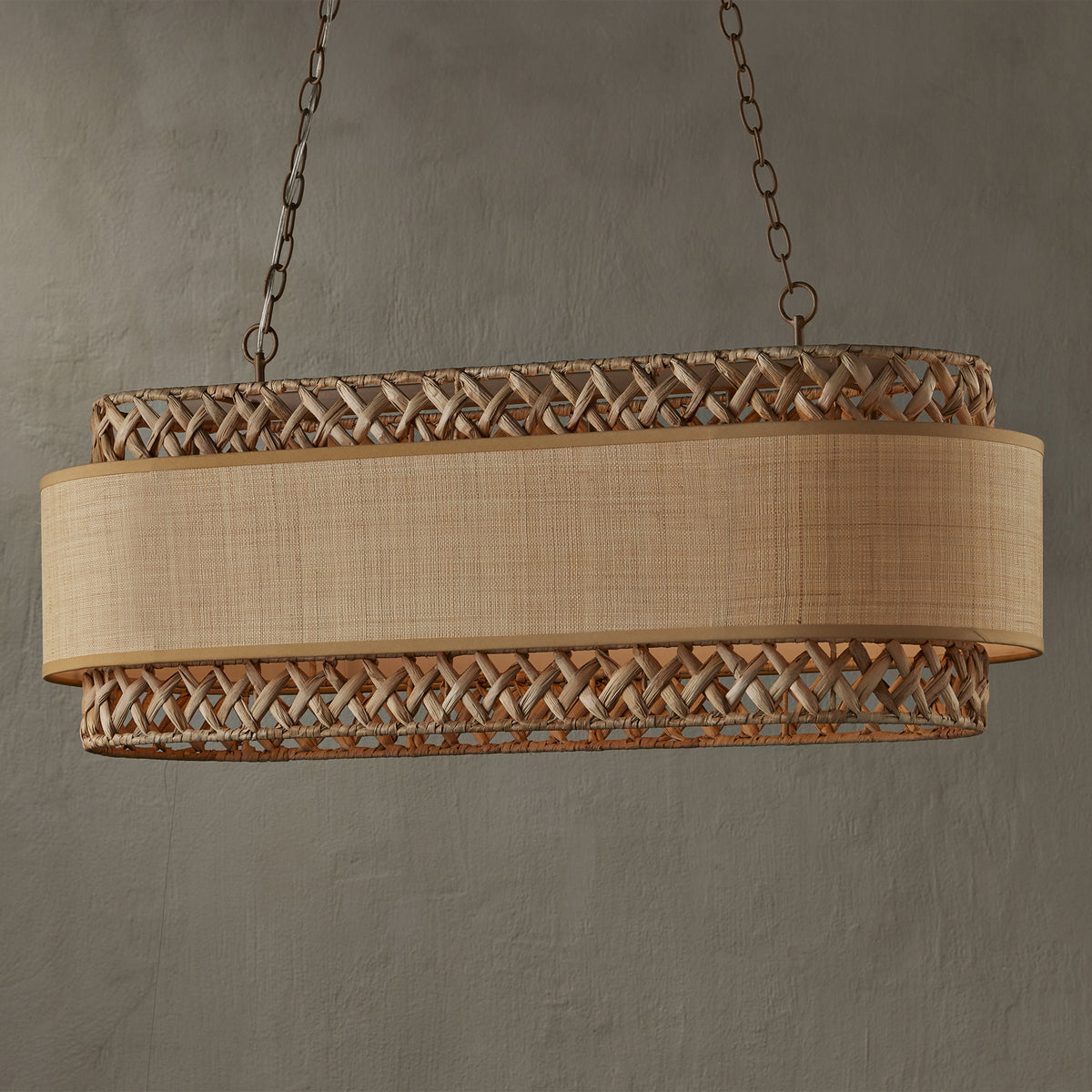 Currey and Company - 9000-0927 - Six Light Chandelier - Isola Collection - Khaki/Natural