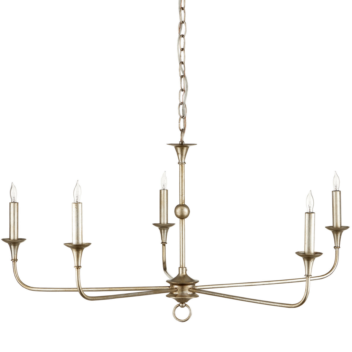 Currey and Company - 9000-0933 - Five Light Chandelier - Nottaway Collection - Champagne