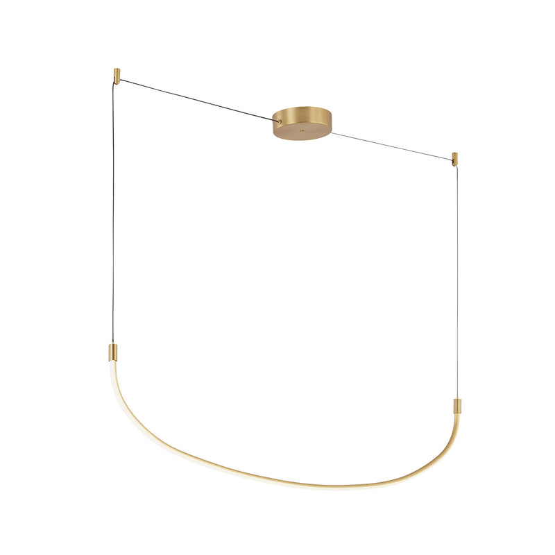 Kuzco Lighting - LP89036-BG - LED Pendant - Talis - Brushed Gold