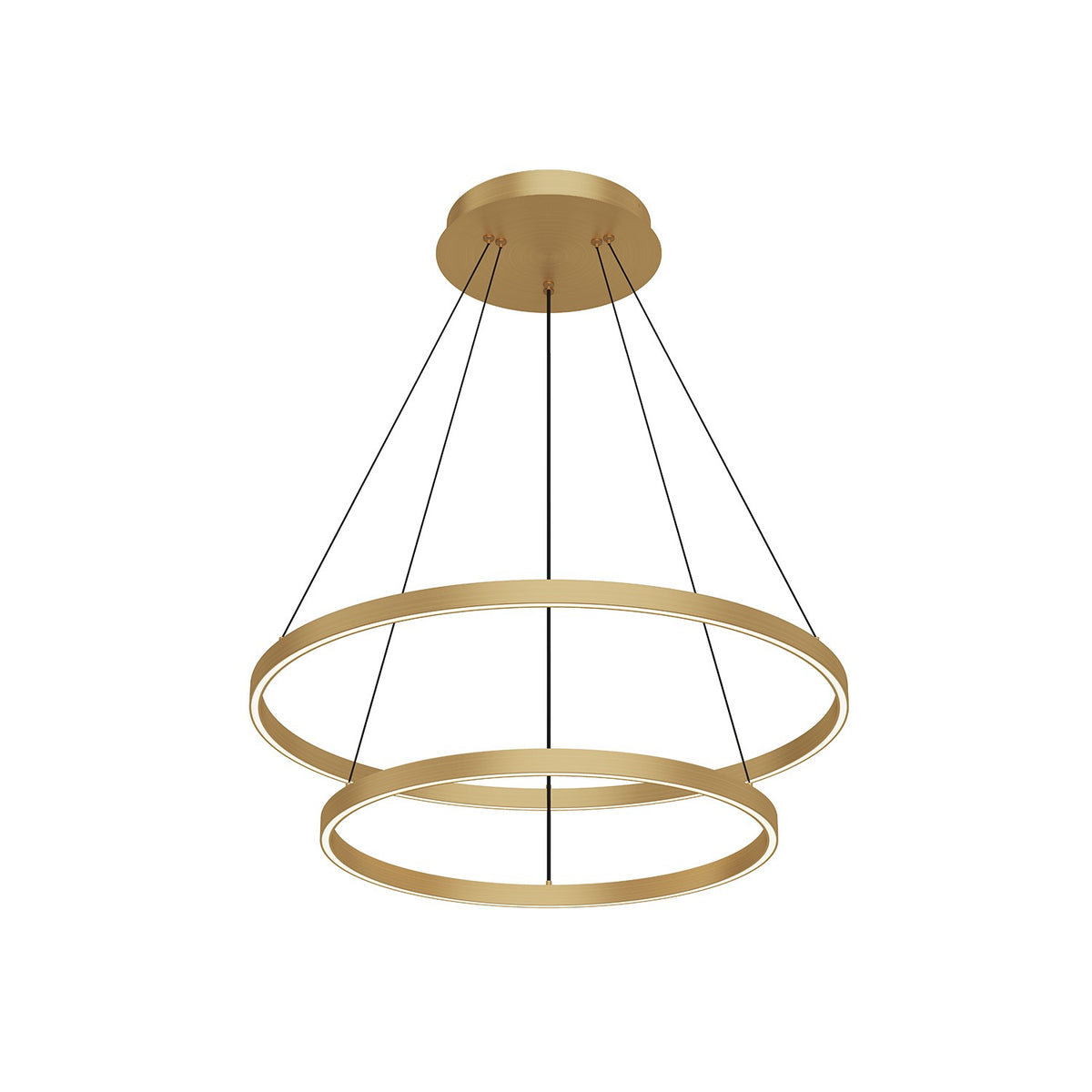 Kuzco Lighting - CH87232-BG - LED Chandelier - Cerchio - Brushed Gold