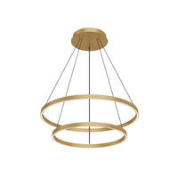 Kuzco Lighting - CH87232-BG - LED Chandelier - Cerchio - Brushed Gold