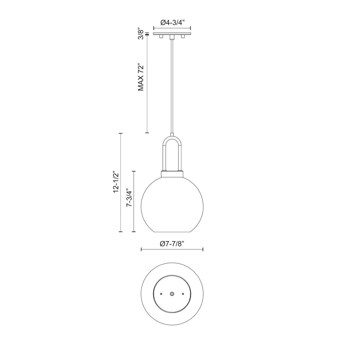 Alora - PD601608AGOP - One Light Pendant - Soji - Aged Gold/Opal Matte Glass