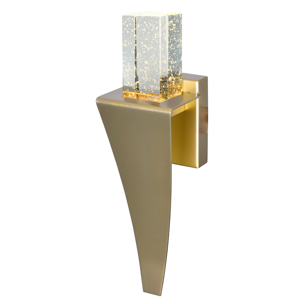 CWI Lighting LED Wall Sconce from the Catania collection in Satin Gold finish