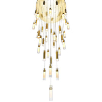 CWI Lighting - 1606P33-37-602 - LED Chandelier - Olinda - Satin Gold