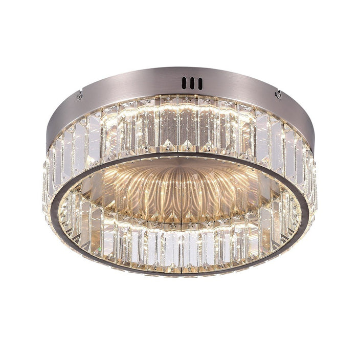 Artcraft LED Flush Mount from the Stella Collection collection in Satin Nickel finish