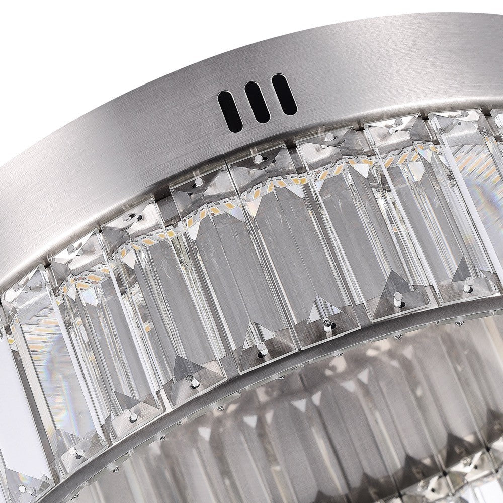 Artcraft - AC6724SN - LED Flush Mount - Stella - Satin Nickel