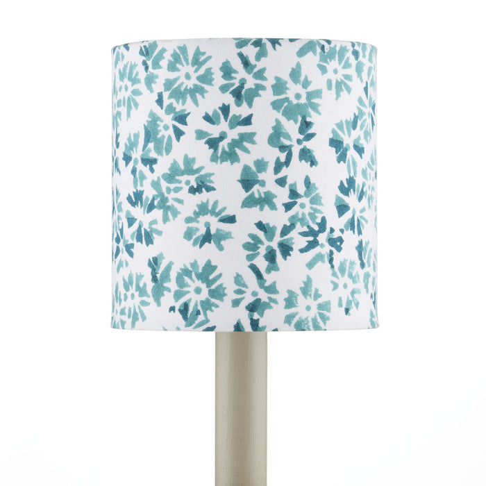 Currey and Company Chandelier Shade in Aqua/White finish