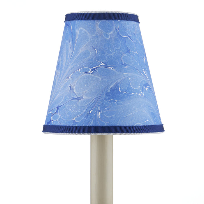 Currey and Company Chandelier Shade in Blue finish