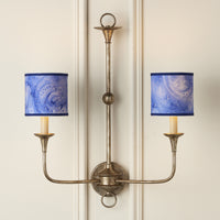 Currey and Company - 0900-0014 - Chandelier Shade - Marble Collection - Blue