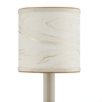 Currey and Company - 0900-0016 - Chandelier Shade - Marble Collection - Cream/Gold