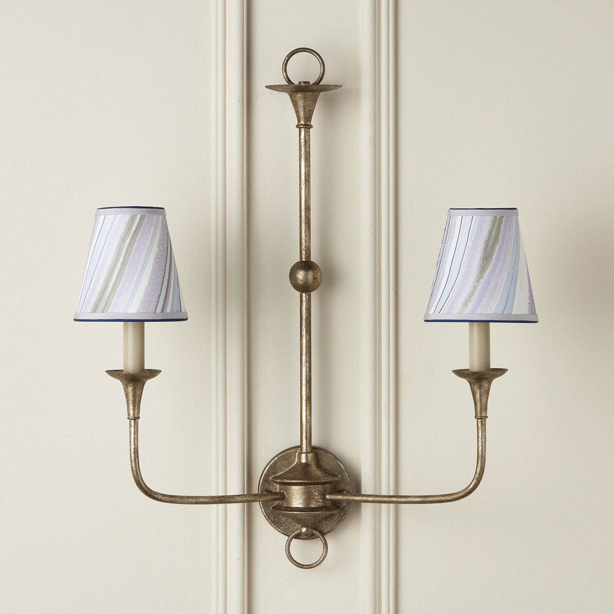 Currey and Company - 0900-0017 - Chandelier Shade - Marble Collection - Lilac/Blue Agate