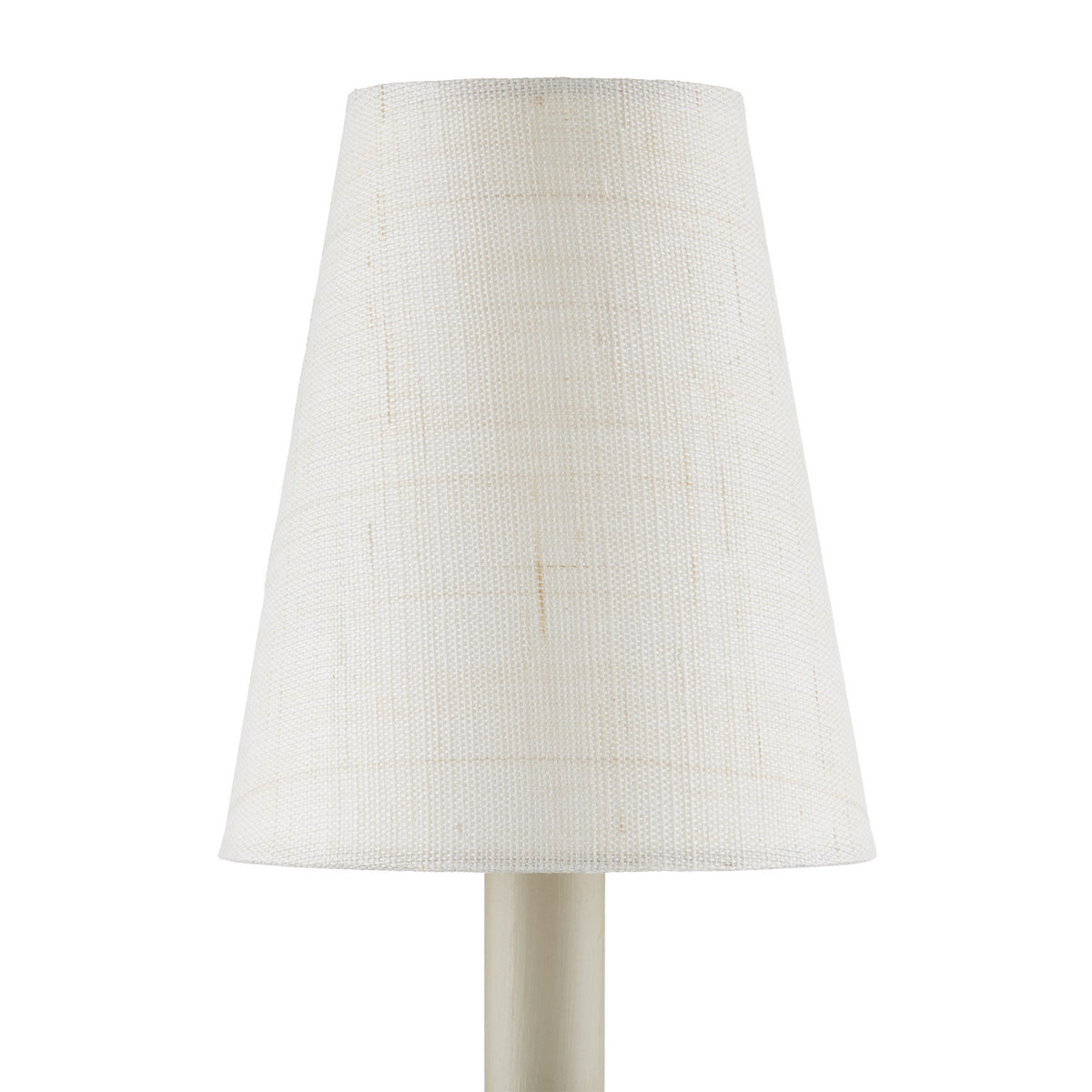 Currey and Company - 0900-0025 - Chandelier Shade - Ivory Fine Grasscloth Tapered Chandelier Shade - Light Natural