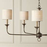 Currey and Company - 0900-0026 - Chandelier Shade - Ivory Fine Grasscloth - Light Natural