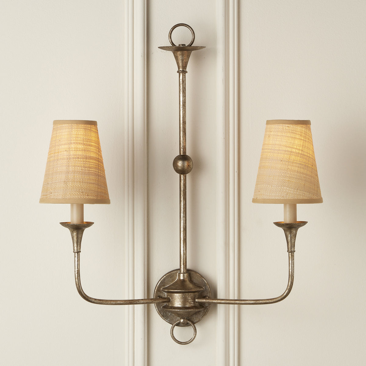 Currey and Company - 0900-0027 - Chandelier Shade - Natural Grasscloth - Natural