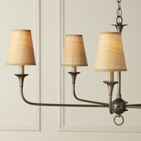 Currey and Company - 0900-0027 - Chandelier Shade - Natural Grasscloth - Natural