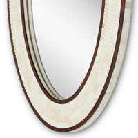 Currey and Company - 1000-0125 - Mirror - Andar - Natural/Dark Walnut