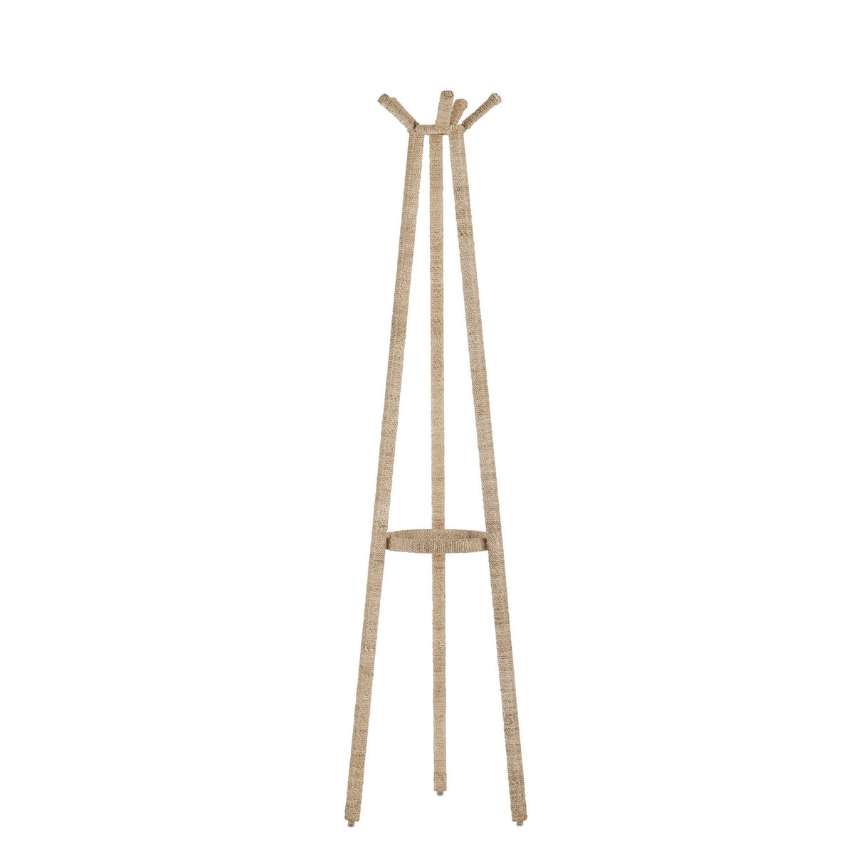 Currey and Company - 1000-0129 - Coat Rack - Rolo Rope Coat Rack - Natural