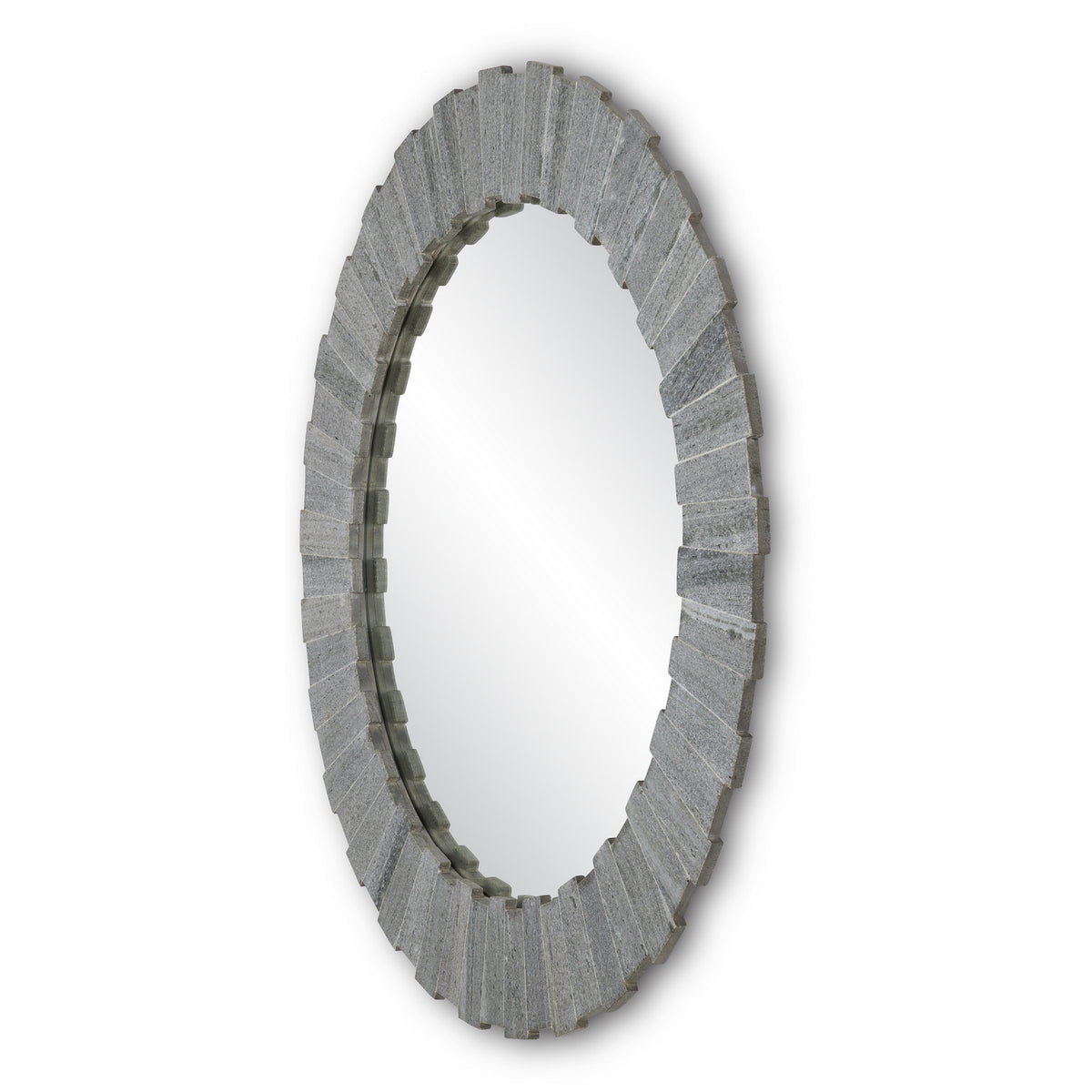 Currey and Company - 1000-0130 - Mirror - Dario - Gray