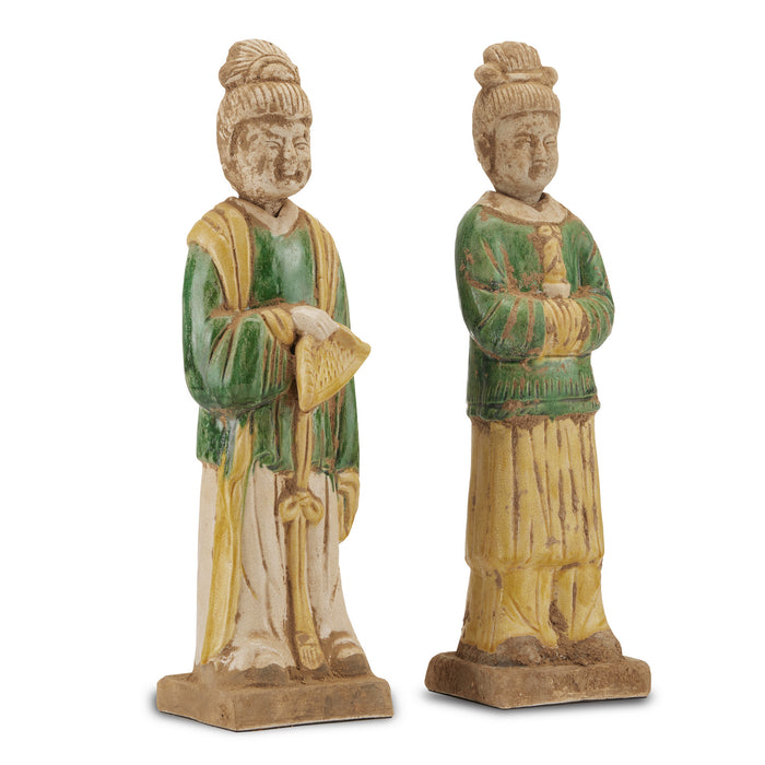 Currey and Company Object from the Tang Dynasty Palace collection in Green/Yellow finish