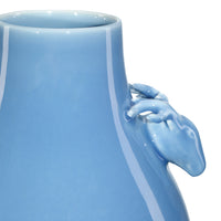 Currey and Company - 1200-0607 - Vase - Sky Blue - Lake Blue