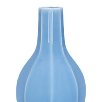 Currey and Company - 1200-0609 - Vase - Sky Blue - Lake Blue