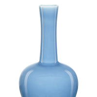 Currey and Company - 1200-0611 - Vase - Sky Blue - Lake Blue