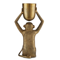 Currey and Company - 1200-0645 - Planter - Abu Collection - Antique Gold