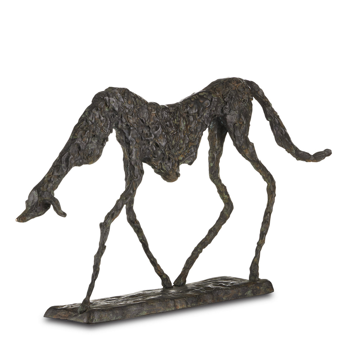 Currey and Company - 1200-0660 - Dog - Bronze