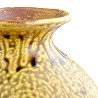 Currey and Company Vase Set of 3 from the Zlato collection in Yellow/Gold Brown finish