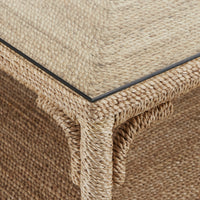 Currey and Company - 3000-0219 - Cocktail Table - Olisa Collection - Natural Rope