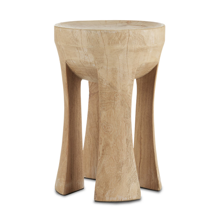 Currey and Company Accent Table from the Pia collection in Natural finish