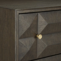 Currey and Company - 3000-0226 - Chest - Kendall Collection - Dove Gray/Polished Brass