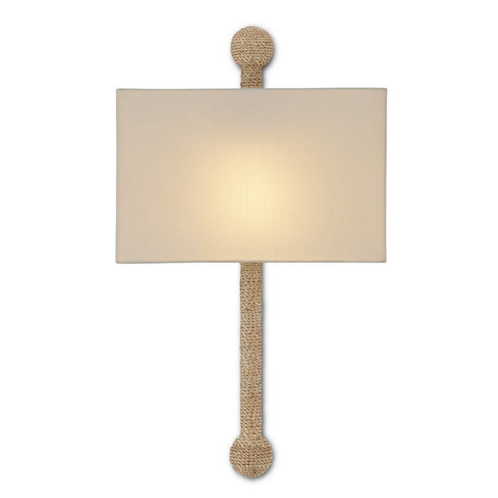Currey and Company One Light Wall Sconce from the Senegal collection in Natural finish
