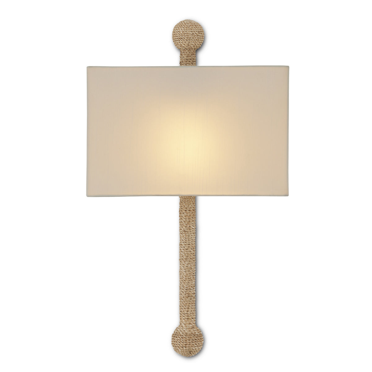 Currey and Company - 5900-0052 - One Light Wall Sconce - Senegal - Natural/Beighe
