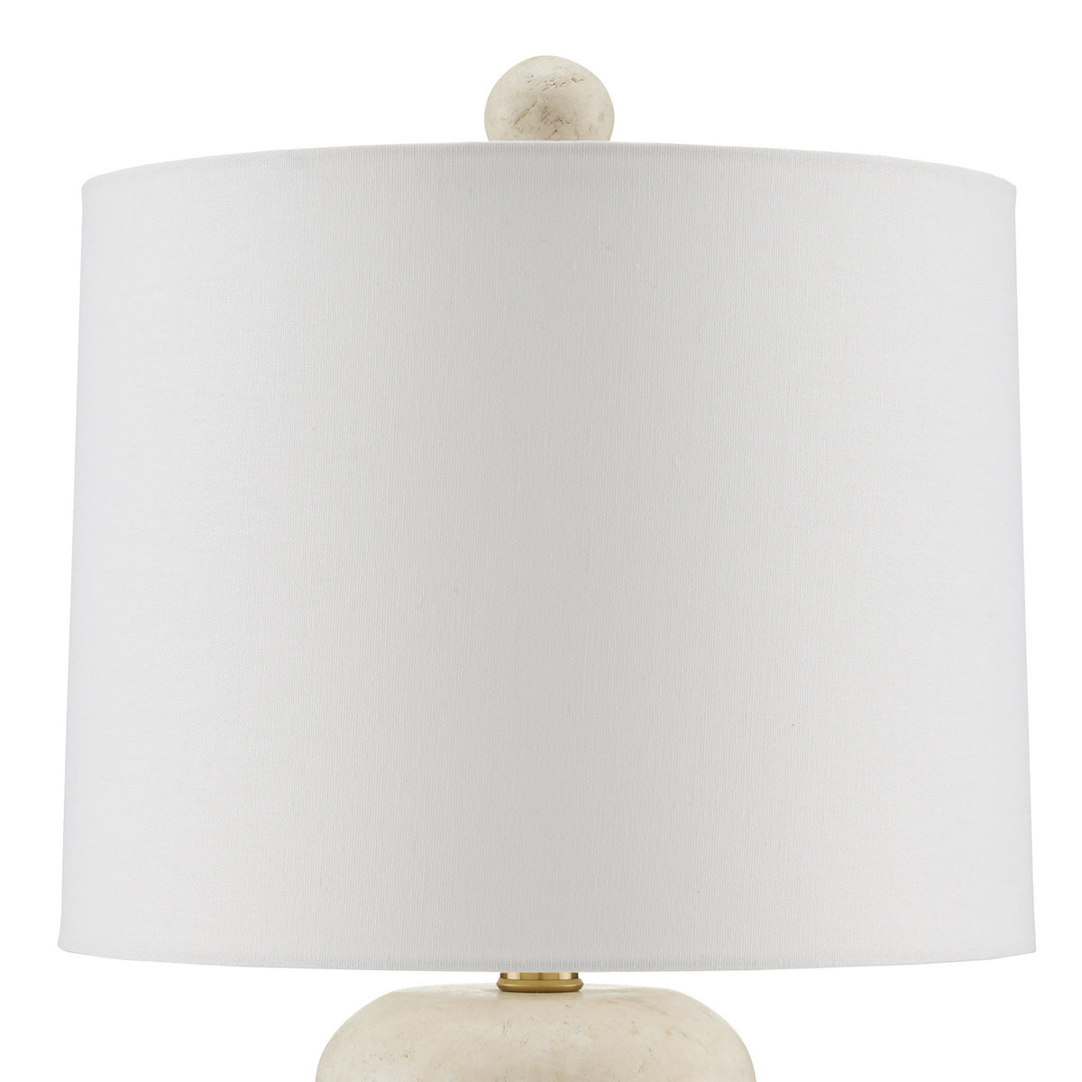 Currey and Company - 6000-0836 - One Light Table Lamp - Beige/Antique Brass