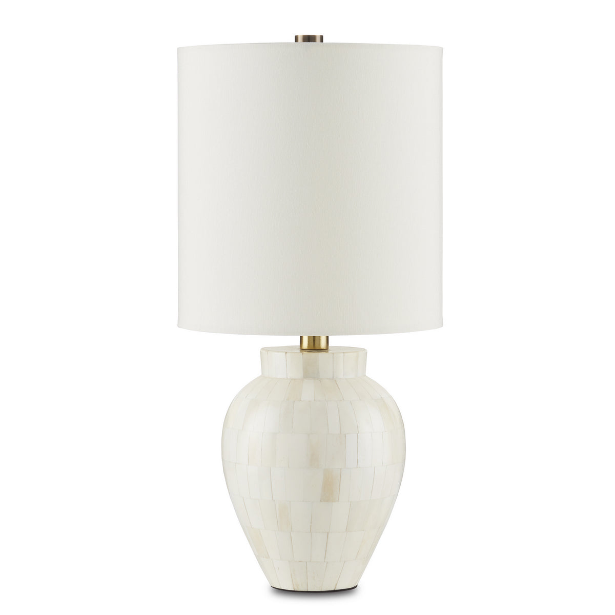 Currey and Company - 6000-0862 - One Light Table Lamp - Osso - Natural/Antique Brass