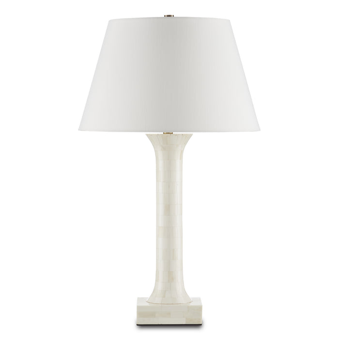 Currey and Company One Light Table Lamp from the Haddee collection in Natural finish