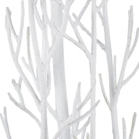 Currey and Company One Light Floor Lamp from the Twig collection in Gesso White finish