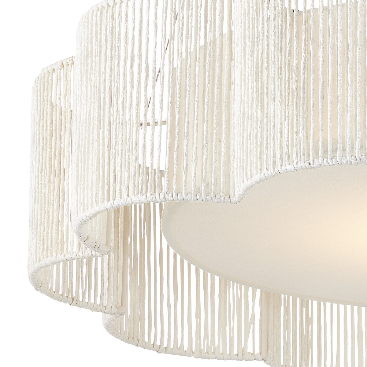 Currey and Company - 9000-0923 - LED Chandelier - White/Contemporary Silver Leaf